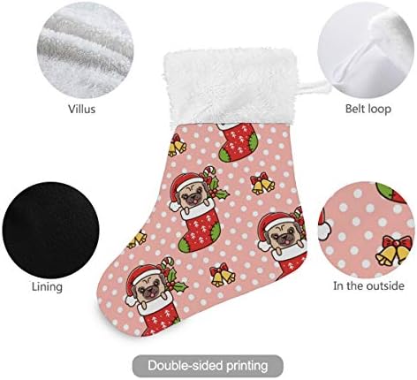 Алаза Божиќни чорапи Смешно мавта како подарок во Божиќниот чорап класичен персонализирани мали декорации за порибување за семејни сезонски