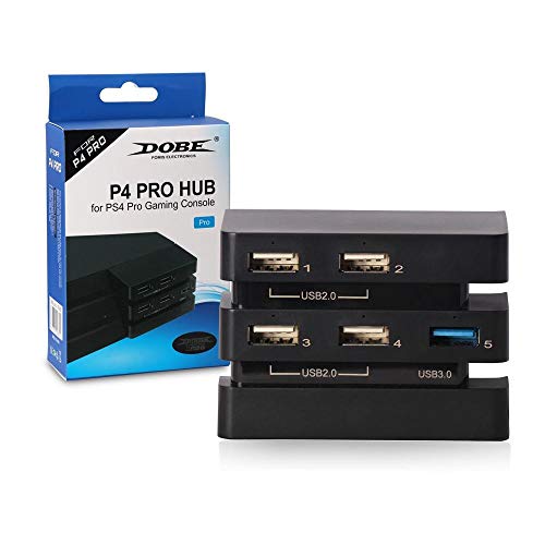 Dobe PS4 Pro USB Hub 5 порта за PS4 Pro Gaming Console