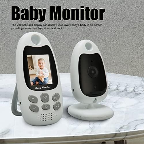 Чицирис Бебе Безбедносна Камера, Следење На Температурата 2 Начин Разговор Вграден Приспивни Песни Видео Аудио Бебе Монитор За Домаќинство