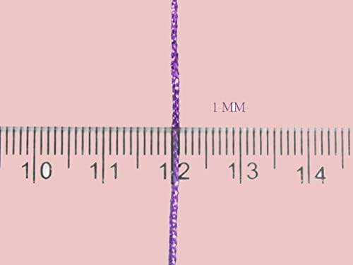 Дизајнерска количка Виолетова металик плетенка Зари Теми за бод за вез на нараквица нараквица нараквица конец на нараквица од