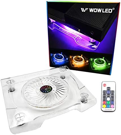 WFPower UPGRADE USB RGB LED ладилник за ладење на вентилаторот, безжичен далечински контролер RF, додатоци за светло со повеќе