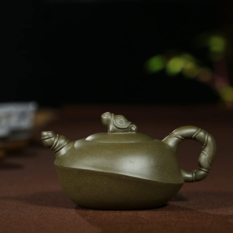 Автентични чајници со виолетова глина се рачно изработени од познати мајстори сурова руда зелена кал Хонгјун чајници 正品 紫砂 名家 全 手工 制作