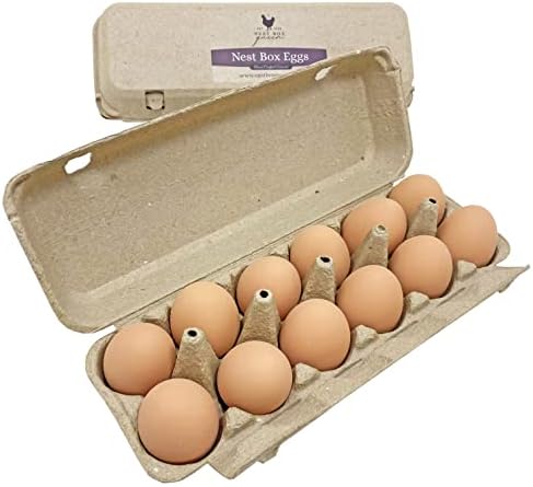 Гнездо кутија кралица керамичко пилешко гнездо јајца за обука на гнездо кутии - 1 десетина