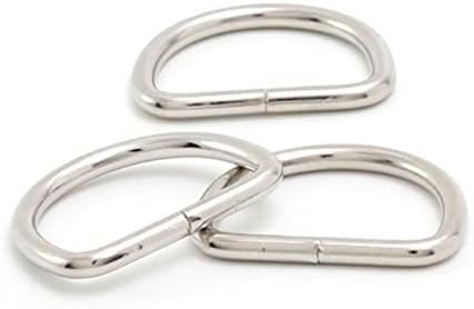 Метал Д прстен 11/16 Не заварен никел позлатен прстен за јамка за ленти за вреќи со вреќи