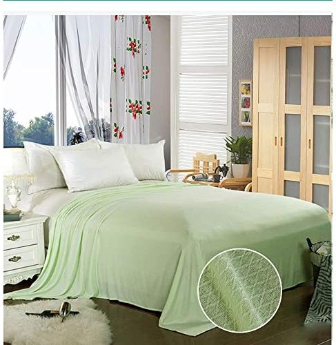 ZSQAW Модерно ќебе со бамбус влакна Деца цврста боја Мека фрлање ќебиња за кревет софа покритие за постелнина за декорации за