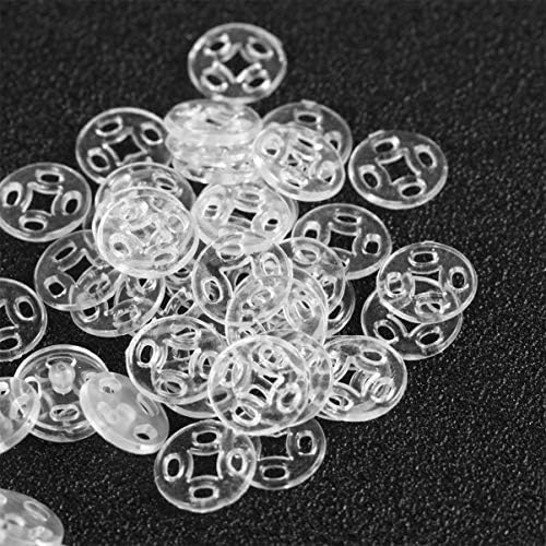 Лековити пластични прицврстувачи за прицврстувачи на копчињата чиста невидлива шиење на прицврстувачи за прицврстувачи Притиснете ги копчињата