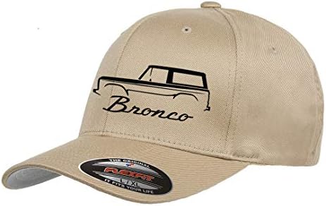 1966-77 Ford Bronco 4x4 Classic преглед дизајн Flexfit капа капа