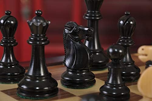 Рејкјавик Втора Серија Библиотека Шаховски Сет И Комбинација На Тироар -bонизирано Шимшир и Природно Шимшир - Од Куќата На Стаунтон