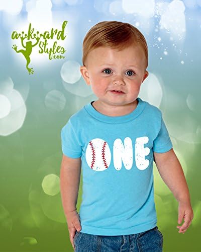 Незгодни стилови бејзбол роденденски маици маички маички за новороденчиња прва роденденска забава бебе