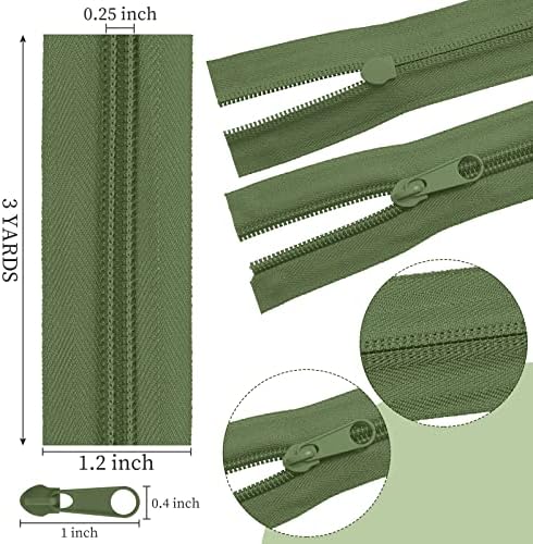36 јарди 12 парчиња 5 за шиење патенти за шиење Собрани мали најлонски патенти со лесен адаптибилен патент најлонски калем патенти