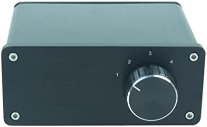 LJMXG Аудио Сигнал Прекинувач 4 Влез 1 Надвор Хифи СТЕРЕО RCA Прекинувач Сплитер Селектор Кутија