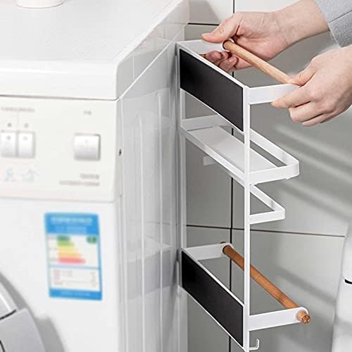 Тркалање полица магнет фрижидер за полнење хартија за хартија ролна магнетна решетка за складирање зачини виси решетка декоративна