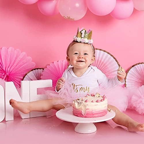 Бебе Круна Принцеза Златни Круни Дијадема Кристална Капа Девојки Прв Роденденски Подарок