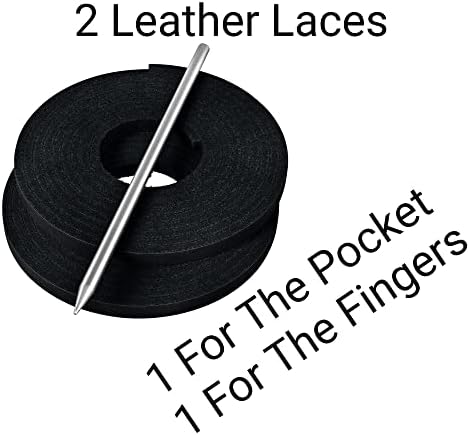 Tolf Baseball и Softball Glove Black Laceing Lacing и Leathercraft Brissor за сите ваши занаетчиски проекти