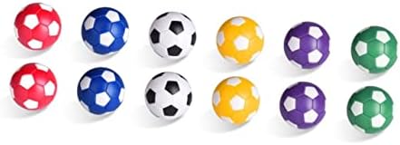 CLISPEED 12 PCS замена на игра Фудбал Фудбал Службена топка мини додаток табела со таблети топки
