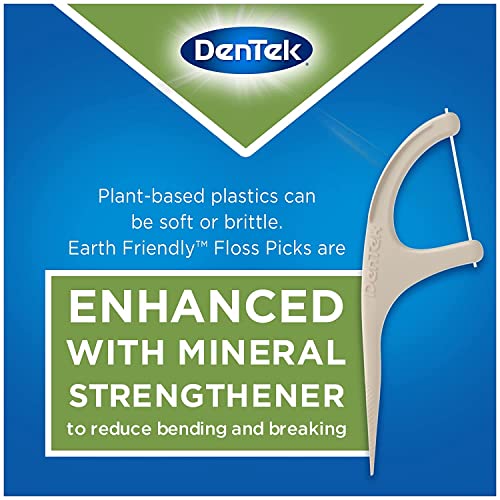 Pentek Earth Friendly Floss Picks 60CT и Dentek лесен четка интердентални средства за чистење 10 ct