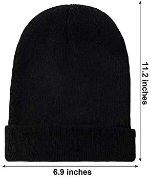 Сатиниорни 60 парчиња зимски гравчиња Масовно ладно време топло плетено плетено череп капа за жени Унисекс капи