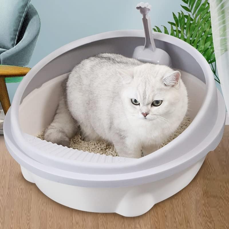ПОЛУ-Затворена Кутија За Песок ЗА Отпадоци Xlaiq Лажичка Против Прскање Преносни Големи Отворени Мачки Кревет Голем Простор Миленичиња