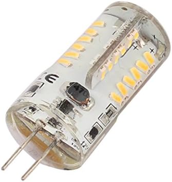 Aexit AC/DC12V 3014 уреди За Осветлување И контроли SMD LED Сијалица ОД Пченка силиконска Светилка 57-LED G4 2p Топло Бело