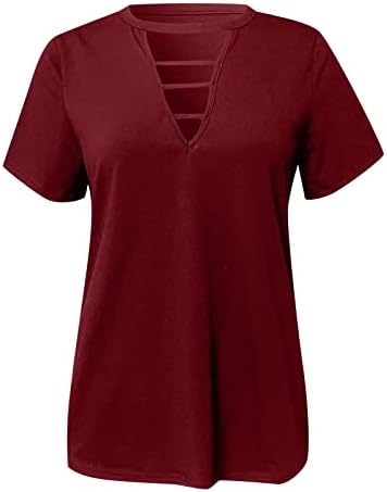 2023 памук со кратки ракави секси ниско сечење шарена обична врвна маичка за дами лето есен блуза 9y 9y