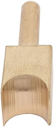 AEXIT 9мм глава кожена ширина на слот за месинг кожен раб лемење лемење железо за кожни додатоци за кожни додатоци DIY алатка