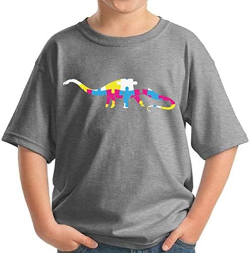 Pekatees аутизам младинска кошула аутизам диносаурус маица Деца за подигнување на свеста за аутизам
