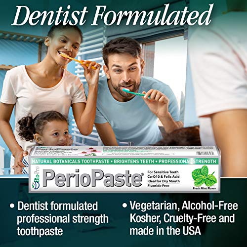 Паста за заби за заби 3 вредност на цевката PAK Професионална јачина стоматолог формулираше органски хербални состојки без флуорид, збогатени