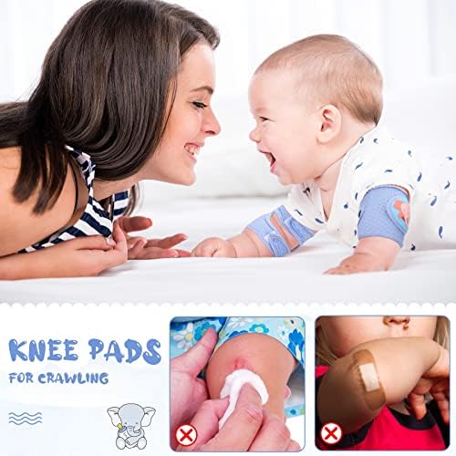 5 пара подлошки на коленото за бебиња за ползи на коленото за бебиња за прилагодување на бебето за затоплувачи на нозете на бебето бебе