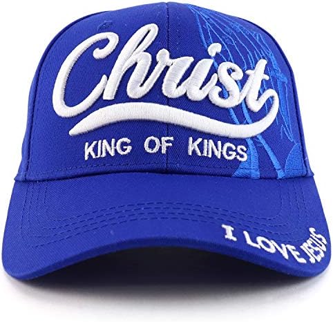 Трендовски Облека ПРОДАВНИЦА 3Д Христос Кралот На Кралевите Извезени Исус Христијански Топката Капа
