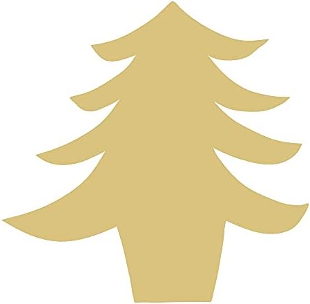 Исечок На дрво Недовршено Дрво Закачалка За Новогодишна Елка Мдф Форма Платно Стил 26