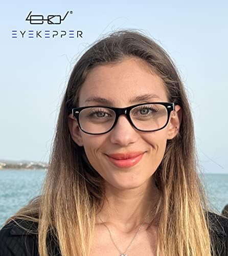 Eyekepper Заштедете 10% на комплетни 5 пакувања класични очила за читање и 5 пакувања за гроздобер читатели црна +3,00