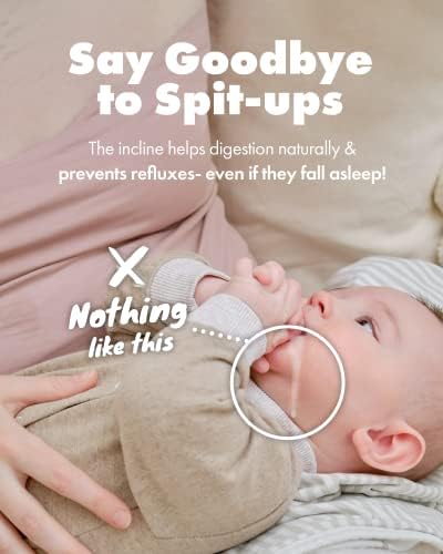 Babestellar природно наклон за бебешки медицински сестри | Хипоалергична перница за бебе - медицински перници за најважни работи