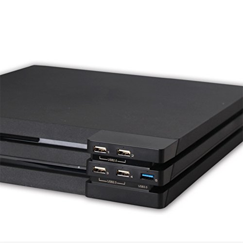 Feicuan USB 2.0 и 3,0 со 5 пристаништа конзола за игри со центри го прошируваат адаптерот за PS4 Pro