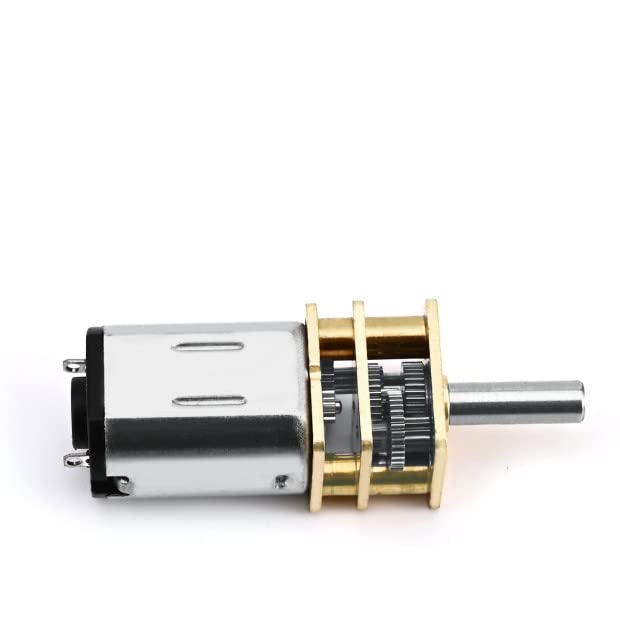 Fielect DC 6V 50RPM мини метал менувач на микрофла за намалување на микрофон мотор Mini Gear Box Motor GA12-N20