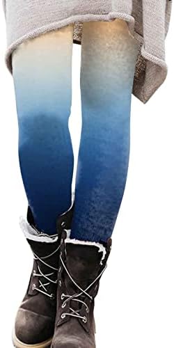 Женски обични градиенти печатени хеланки со високи половини лифт фитнес спортски обичен тренинг за истегнување на јога панталони