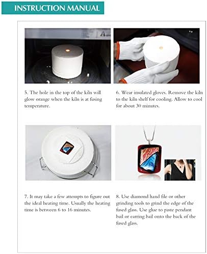 Wicand Микробранова Печка Спојување Стакло За Правење Diy Накит Алатки 15 парчиња Во Собата