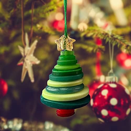 Божиќно копче за украсување на новогодишни елки, приврзоци креативно DIY Декорација на новогодишна елка 14мм кварц нокти