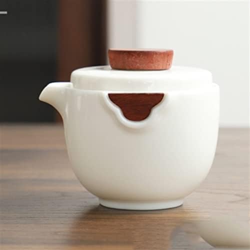 DHDM Travel Protable Брза чаша Кунг Фу чај сет за лепење чајник дома