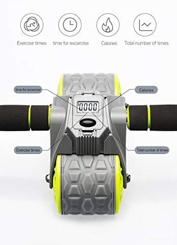 Lianxiao - AB Roller Fitness опрема Дома АБС Волани за обука на тркала тренер спорт на печатот на мускулите паметно броење автоматско враќање на