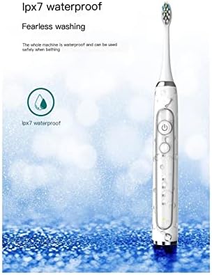 Purrre Adult Sonic електричен четка за заби, меки влакна, двојка, вибрации со висока фреквенција, индуктивно полнење, кутија за подароци,