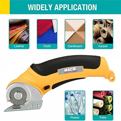 Електрични ножици за полнење на крпа за полнење ПВЦ кожни ножици кои сечат преносни рачни алатки за занаети за шиење картон -