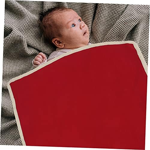 Детско ќебе за деца Toyandona Baby Swaddle Завитка за бебе ќебе, памучно ќебе, црвено новороденче, дише