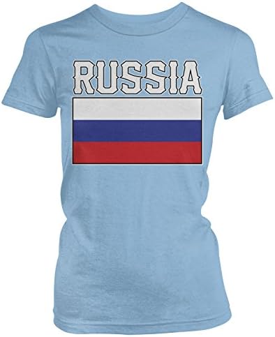 Руска маица со знаме на Русија на Русија на Амдеско Јуниор