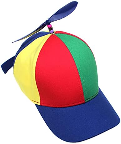 Лабанка возрасни и деца што може да се одвојат за одвојување на пропелерот Hat Новина што се врти со хеликоптерска капа за Божиќ