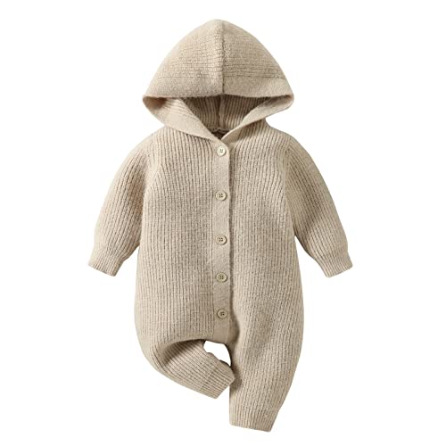 Момчиња Облека 18 24 Месеци Новороденче Момчиња Девојчиња Цврст Топол Плетен Џемпер Патент Со Качулка За Бебиња
