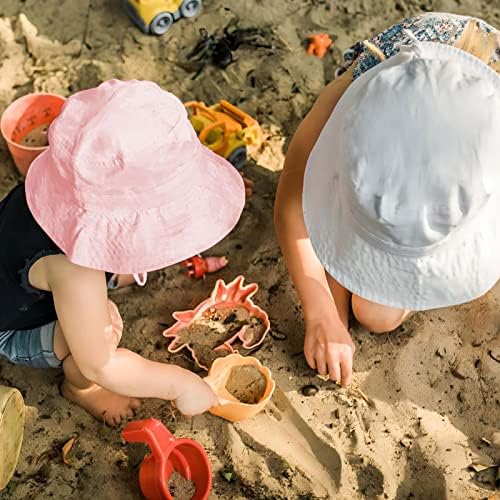 Бебе сонце капа и очила за сонце, кофа за заштита од новороденчиња, капа за кофи со кофа за новороденчиња, UPF 50+, капа на плажа