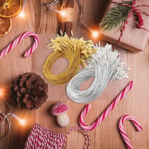 Ahn'Qiraj 500 парчиња закачалки за Божиќни украси, со јажиња за заклучување што висат прицврстувачи за прицврстувачи на јажиња со полиестерски