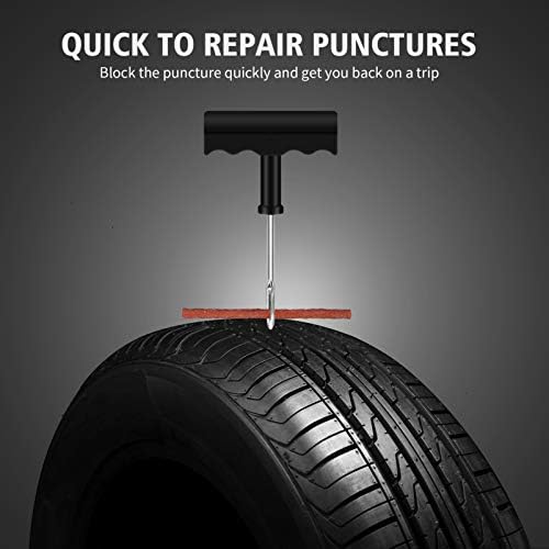 Wakauto гуми за поправка на гуми, гумени ленти, 30 парчиња поправка на приклучоци Професионална алатка за практична поправка, ленти за пункција
