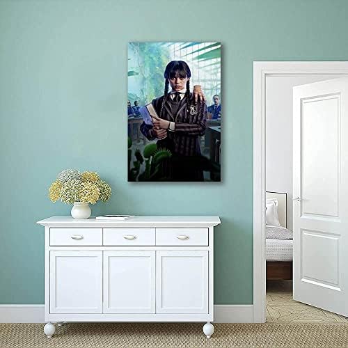Среда Адамс Постер ТВ серии Постери платно за wallидни уметности за печатење enена ortена Ортега постер за спална соба дневна соба канцеларија