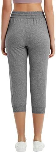 Fugreen Capri Sweatpants For Women Cased Cupped Joggers со џебови јога трчање